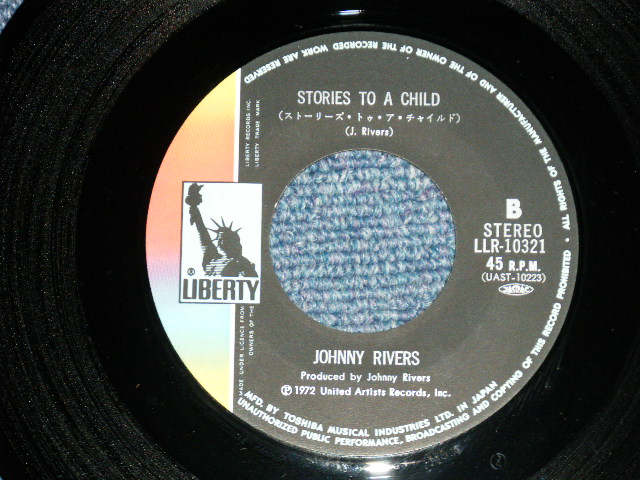 Photo: ジョニー・リバース JOHNNY RIVERS - BLUE SUEDE SHOES ブルー・スエード・シューズ （MINT-/MINT-)   / 1972 JAPAN ORIGINAL  Used 7" Single 