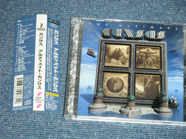 Photo1: KANSAS カンサス - ULTIMATE KANSAS アルティメイト・カンサス( MINT/MINT)  / 2002 JAPAN ORIGINAL  Used 2-CD's   With OBI 