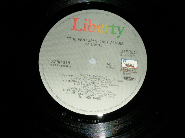 Photo: THE VENTURES ベンチャーズ　ヴェンチャーズ - LAST ALBUM ON LIBERTY  ラスト・アルバム ( Ex+++/MINT-)  / 1982 JAPAN ORIGINAL used  LP With OBI 