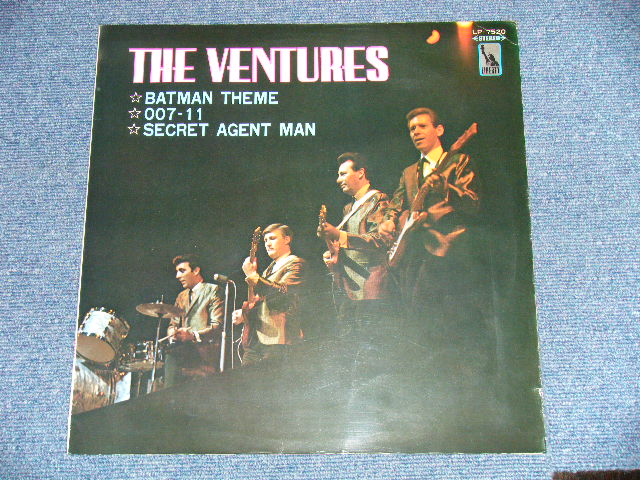 Photo: THE VENTURES ベンチャーズ　ヴェンチャーズ - BATMAN THEME バットマン (Ex+/MINT-, Ex++ Looks:Ex)  / 1966 JAPAN ORIGINAL "WHITE LABEL PROMO" "RED WAX/VINYL" used LP 