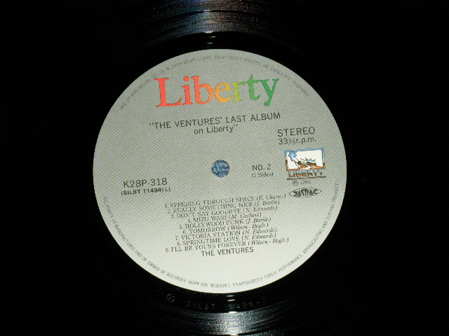 Photo: THE VENTURES ベンチャーズ　ヴェンチャーズ - LAST ALBUM ON LIBERTY  ラスト・アルバム ( Ex+++/MINT-)  / 1982 JAPAN ORIGINAL used  LP With OBI 