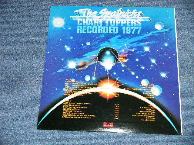 Photo: The SPOTNICKS スプートニクス　- CHARTTOPPERS RECORDED 1977　ベリー・ベスト・オブ  ( MINT-/MINT-) / 1978 Japan Original Used L