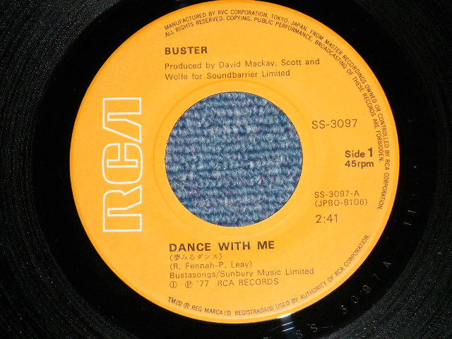 Photo: BUSTER バスター - DANCE WITH ME 夢みるダンス ( Ex+++/MINT-)   / 1977 JAPAN ORIGINAL  Used 7" Single 