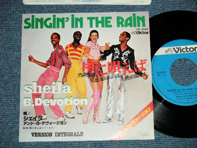 Photo1: SHEILA & B. DEVOTION シェイラ　＆Ｂ. デヴォーション - SINGIN' IN THE RAIN 雨に唄えば : Part II ( MINT-/Ex+++,MINT- )   / 1978 JAPAN ORIGINAL Used 7" Single 