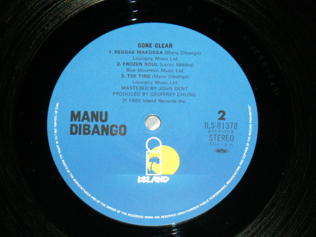 Photo: マヌ・ディバンゴ MANU DIBANGO - ゴーン・クリアー GONE CLEAR  ( MINT-/MINT-) / 1980 JAPAN ORIGINAL Used  LP with OBI オビ付