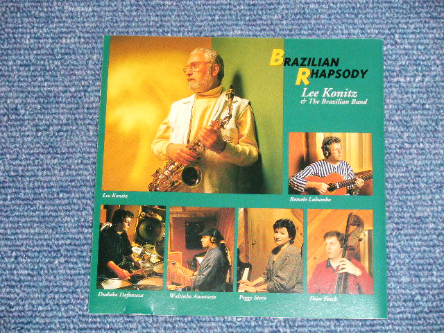 Photo: LEE KONITZ & The Brazilian Band - BRAZILIAN RHAPSODY  ( MINT-/MINT )  / 1996 JAPAN ORIGINAL Used "24 Krat GOLD" CD With OBI 