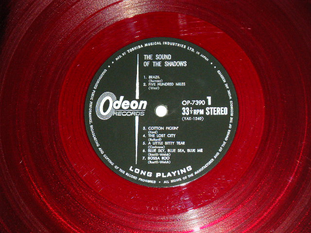 Photo: THE SHADOWS シャドウズ - THE SOUND OF THE SHADOWS ザ・サウンド・オブ・ザ・シャドウズ( Ex++/MINT-,Ex++  )  / 1965 JAPAN ORIGINAL "RED WAX Vinyl  赤盤" used LP