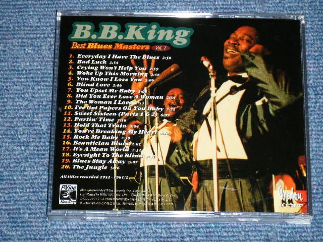 Photo: B.B.KING B. B. キング - BEST BLUES MASTERS VOL.1   (MINT-/MINT)  / 1994 JAPAN Out-Of-Print Used CD 