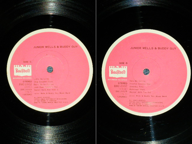 Photo: ジュニア・ウエルズ　＆バディ・ガイJUNIOR WELLS & BUDDY GUY - JUNIOR WELLS & BUDDY GUY  : LIVE RECORDING AT YUBINCHOKIN HALL ON MARCH 1975 ( Ex+/MINT  /  1975 JAPAN Only ORIGINAL Used 2-LP's 