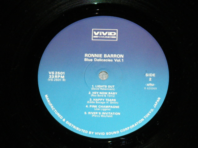 Photo: RONNIE BARRON ロニー・バロン - BLUE DELICACIDES VOL.1  ( Ex++/,MINT-)  / 1981 JAPAN  ORIGINAL Used LP