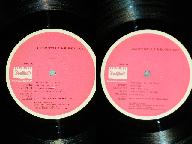 Photo: ジュニア・ウエルズ　＆バディ・ガイJUNIOR WELLS & BUDDY GUY - JUNIOR WELLS & BUDDY GUY  : LIVE RECORDING AT YUBINCHOKIN HALL ON MARCH 1975 ( Ex+/MINT  /  1975 JAPAN Only ORIGINAL Used 2-LP's 