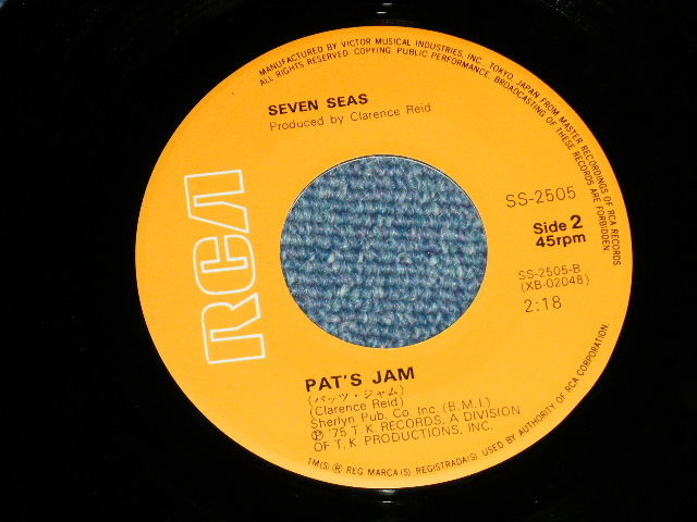 Photo: SEVEN SEAS セブン・シーズ - SUPER JAWS!! スーパー・ジョーズ : PATS JAM  ( Ex++/MINT-)  / 1975 JAPAN ORIGINAL  Used 7"45 Single