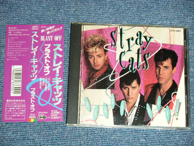 Photo1: STRAY CATS ストレイ・キャッツ - BLAST OFF ( MINT-/MINT)  / 1989 JAPAN ORIGINAL 1st Press Used CD  with OBI  オビ付