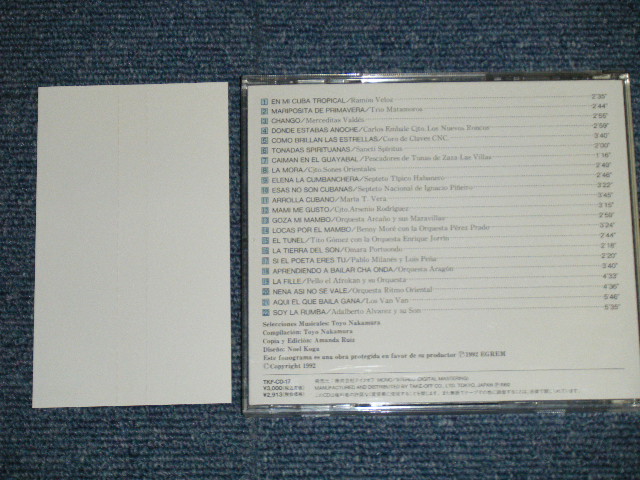 Photo: v.a. OMNIBUS - LA HISTORIA DE LA MUSICA CUBANA キューバ音楽の歴史 (MINT-/MINT)  / 1992 JAPAN Original Used CD with OBI  オビ付