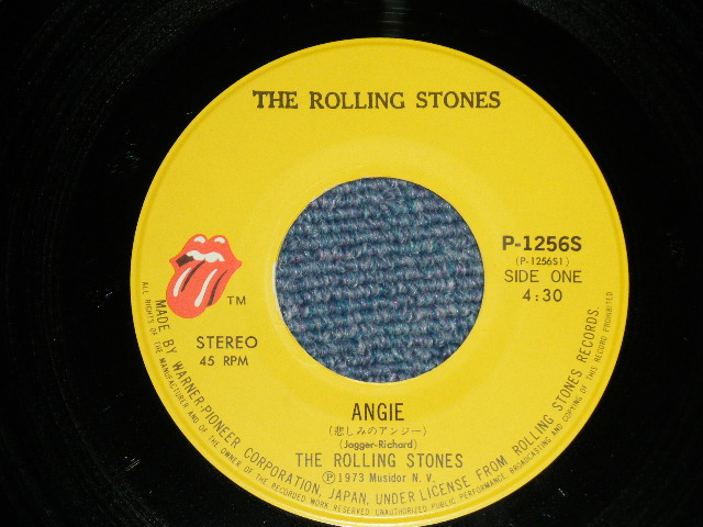 Photo: THE ROLLING STONES 　ローリング・ストーンズ - ANGIE 悲しみのアンジー  : SILVER TRAIN  (Ex++/Ex+++)  / 1973 JAPAN ORIGINAL Used 7"Single  シングル
