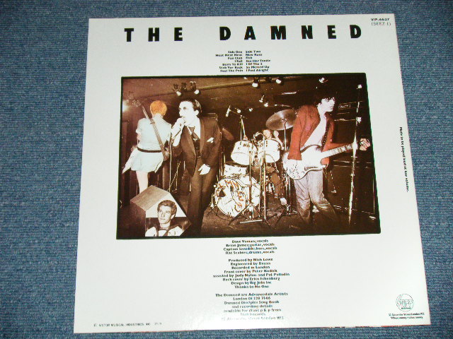 Photo: THE DAMNED ダムド- DAMNED 地獄に落ちた野郎ども(MINT/MINT)  / 1992 Version JAPAN Used CD with OBI 