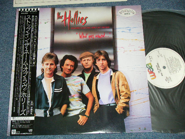 Photo1: The HOLLIES ホリーズ - WHAT GOES AROUND...ストップ・イン・ザ・ネイム・オブ・ラヴ ( MINT-MINT-) / 1983 ORIGINAL "PROMO" Used LP with OBI オビ付