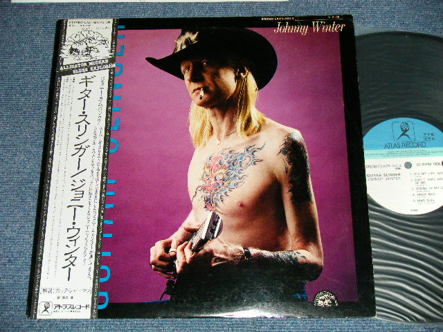 Photo1: JOHNNY WINTER ジョニー・ウインター -  GUITAR SLINGER ギター・スリンガー ( Ex+++/MINT-) ) / 1984 JAPAN ORIGINAL Used LP with OBI オビ付