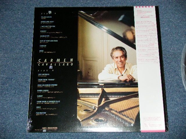 Photo: CARMEN CAVALLARO　カーメン・キャバレロ -  SCREEN HITS DELUXE  スクリーン・ヒット・デラックス ( MINT/MINT)  / 1987?  JAPAN  ORIGINAL Used  LP With OBI オビ付 