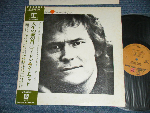Photo1: GORDON LIGHTFOOT ゴードン・ライトフット- SUMMER SIDE OF LIFE 人生の夏の日 ( Ex+/MINT)  / 1973 Version JAPAN 2nd Press "2300 Yen Price Mark" Used  LP With OBI With BACK ORDER SHEET on OBI'S BACK 