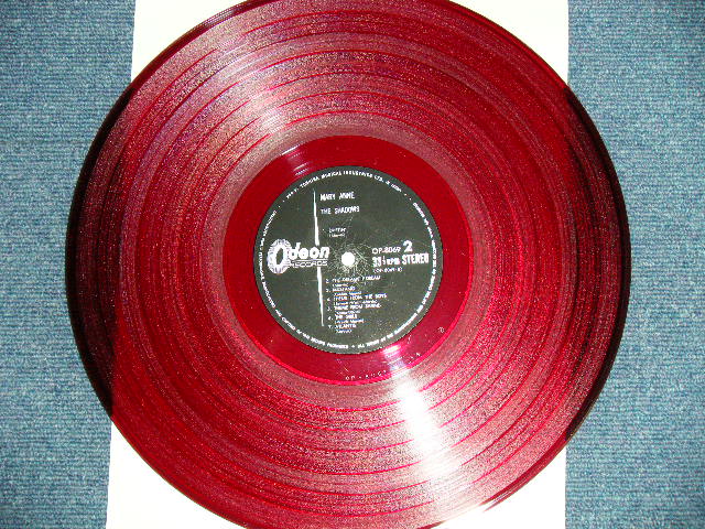 Photo: THE SHADOWS シャドウズ -  MARY ANNE マリー・アン( Ex+++/Ex+++ Looks:MINT- )  / 1967 JAPAN ORIGINAL "RED WAX Vinyl  赤盤" used LP