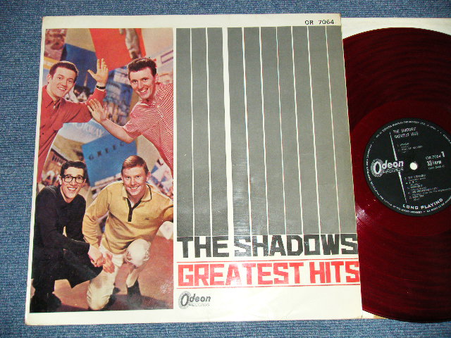 Photo1: THE SHADOWS シャドウズ- GREATEST HITS  シャドウズ登場 ( Ex+, Ex-/Ex+ )  / 1962? JAPAN ORIGINAL "RED WAX/Vinyl  赤盤" used LP