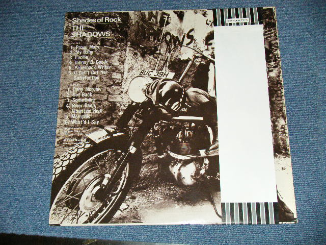 Photo: THE SHADOWS シャドウズ -  SHADES OF ROCK 　シェーズ・オブ・ロック ( Ex+++/MINT-)  / 1975 JAPAN REISSUE used LP with OBI オビ付