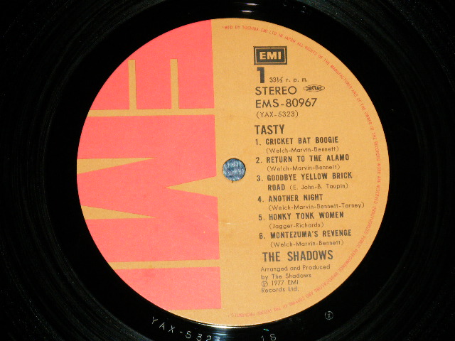 Photo: THE SHADOWS シャドウズ -  TASTY シャドウズ ’７８( Ex++/MINT-)  / 1977 JAPAN ORIGINAL used LP with OBI オビ付