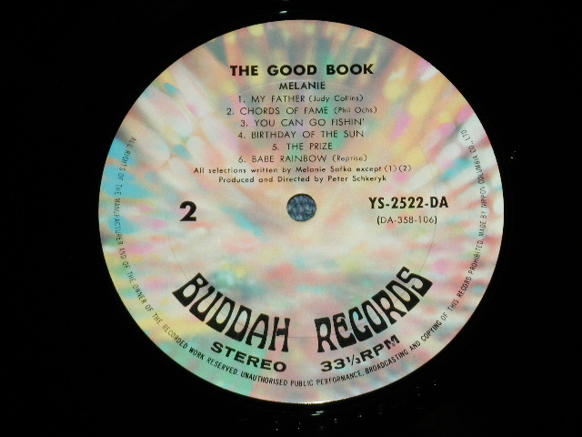 Photo: MELANIE メラニー - THE GOOD BOOK グッド・ブック (Ex+++/MINT-)  /  1971 JAPAN  Used LP