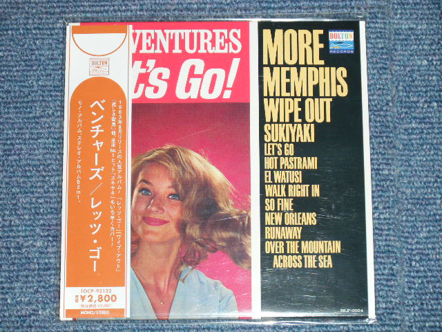 Photo1: THE VENTURES - LET'S GO ( 2 in 1 MONO & STEREO / MINI-LP PAPER SLEEVE 紙ジャケ CD )  / 2013 JAPAN ONLY "Brand New Sealed" CD 