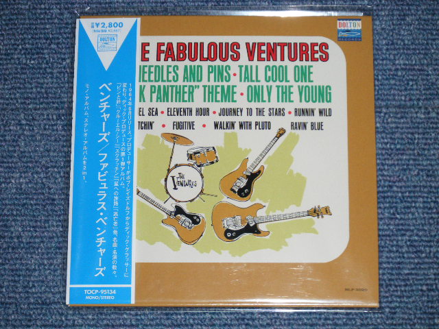 Photo1: THE VENTURES - THE FABULOUS VENTURES  ( 2 in 1 MONO & STEREO / MINI-LP PAPER SLEEVE 紙ジャケ CD )  / 2013 JAPAN ONLY "Brand New Sealed" CD 