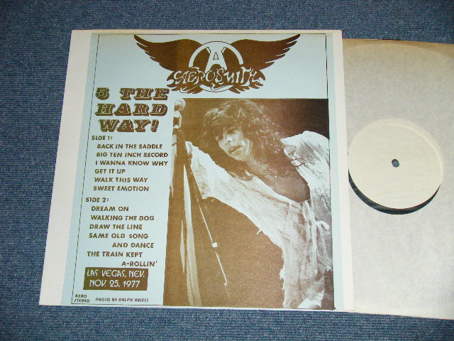 Photo1: AEROSMITH - 5 THE HARD WAY : AT LAS VEGAS NEV., NOV. 25. 1977  /  BOOT COLLECTORS  Used LP