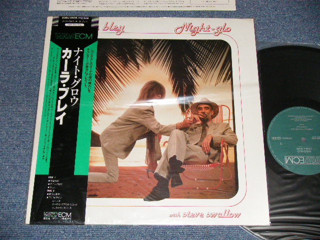 Photo1: CARLA BLEY -  NIGHT-GLO (MINT/MINT) / 1985 JAPAN  ORIGINAL Used  LP With OBI  