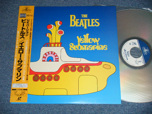 Photo1: The BEATLES - YELLOW SUBMARINE :UK VERSION (MINT-/MINT Disc:Ex+++)  / 1999 Version JAPAN   Used  LASER DISC  with OBI 