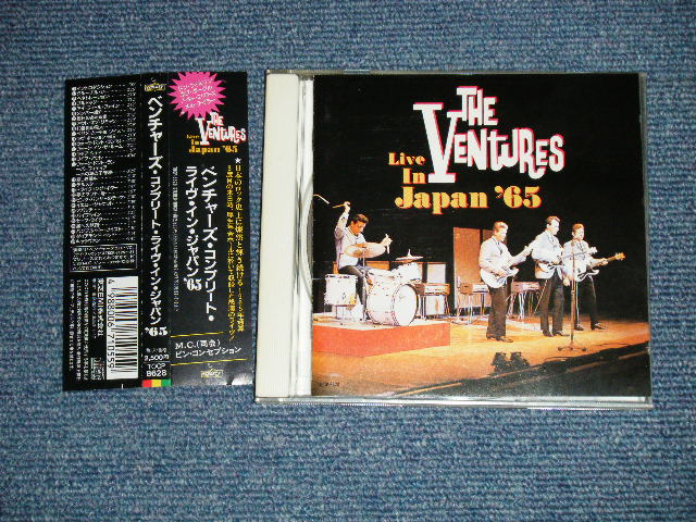 Photo1: THE VENTURES - LIVBE IN JAPAN '65 ( 1st EDITION ) (MINT-/MINT) / 1995 JAPAN Original  Used  CD with OBI 