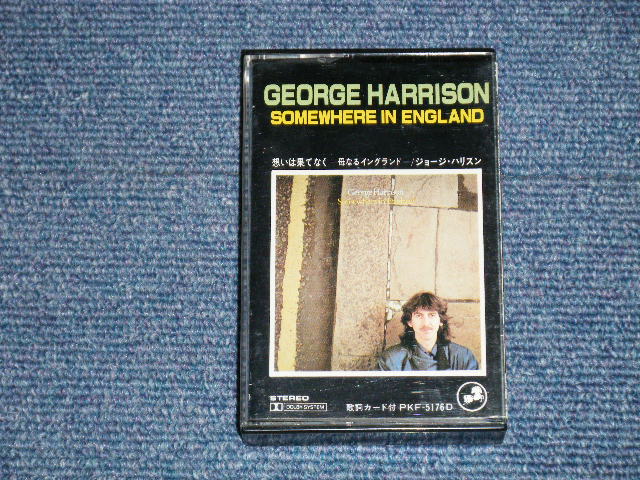 Photo1: GEORGE HARRISON  of THE BEATLES -SOMEWHERE IN THE ENGLAND (Ex+/MINT)  / 1981 JAPAN ORIGINAL Used MUSIC CASSETTE TAPE 