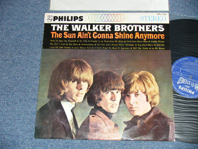 Photo1: WALKER BROTHERS - THE SUN AIN'T GONNA SHINE ANYMORE .(Ex++/MINT- ) / 1966?? JAPAN ORIGINAL  Used LP