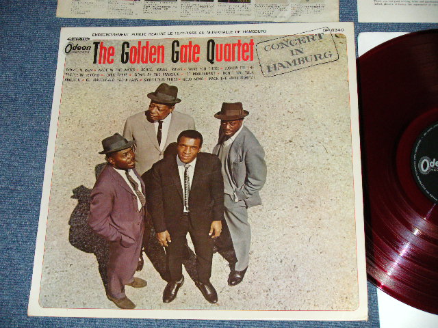 Photo1: The GOLDEN GATE QUARTET - CONCERT IN HAMBURG  (Ex+++/Ex+++)  / 1967 JAPAN ORIGINAL "RED Vinyl Wax" Used LP 