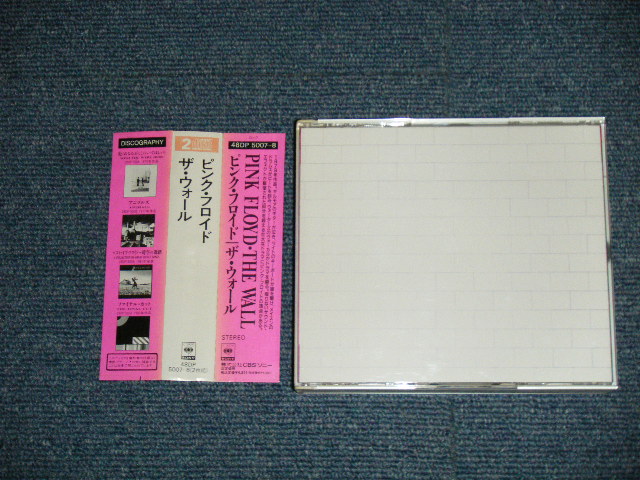 Photo1: PINK FLOYD -  THE WALL ( 4800 YEN VERSION ) (MINT/MINT)  /  1988 JAPAN ORIGINAL "1st Press & 1st Price  Mark Version 4800 Yen"　Used   2-CD  With OBI 