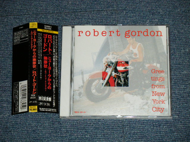 Photo1: ROBERT GORDON - GREETINGS FROM NEW YORK CITY (MINT-/MINT)  /  1992 JAPAN  Original Used CD with OBI 