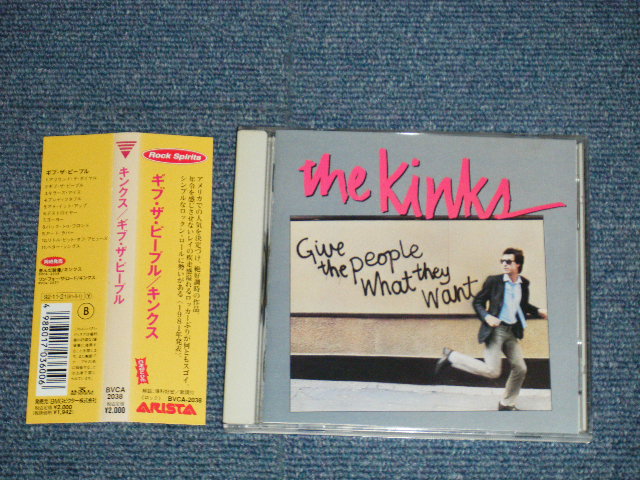 Photo1: The KINKS - GIVE THE PROPLE WHAT THEY WANT (Straight Reissue of Original Album） (MINT-/MINT) / 1992 JAPAN  Used CD with OBI 