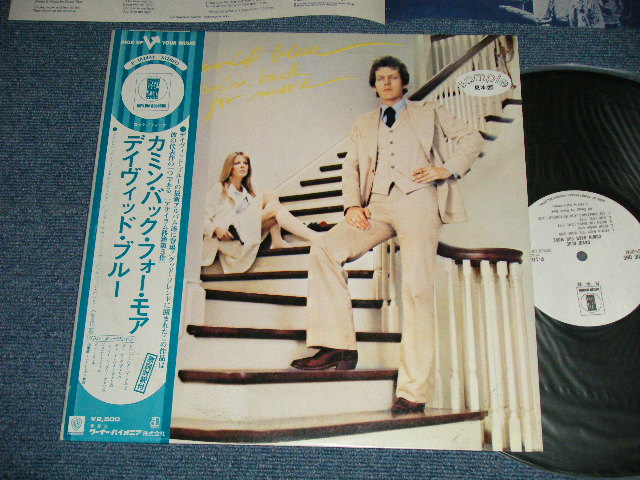 Photo1: DAVID BLUE - COMIN' BACK FOR MORE  ( MINT-/MINT-)   / 1975 JAPAN ORIGINAL "WHITE LABEL PROMO" Used LP with OBI