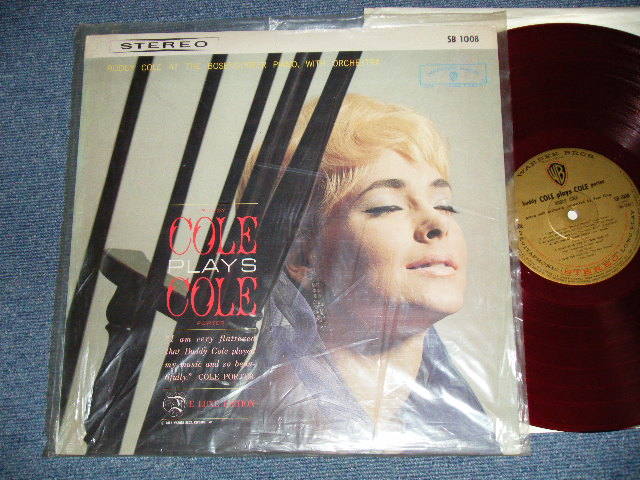 Photo1: BUDDY COLE - COLE PLAYS COLE ( MINT-/MINT-) / EARLY 1960's JAPAN ORIGINAL RED WAX Vinyl Used  LP With OBI 