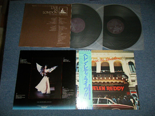 Photo1: HELEN REDDY ヘレン・レディ-  LIVE IN LONDON ヘレン・レディ・ライヴ (MINT-/MINT- )   / 1978 JAPAN ORIGINAL Used 2-LP with OBI 