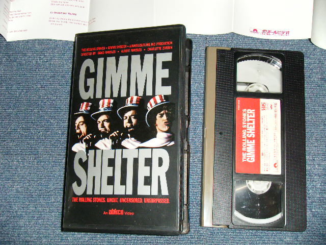 Photo1: THE ROLLING STONES -  GIMME SHELTER / 1991 JAPAN Used  VIDEO 