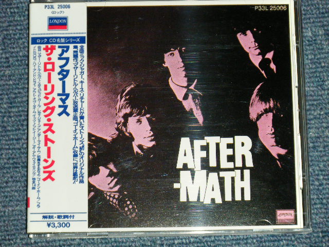 Photo1: ROLLING STONES - AFTER-MATH (3300 Yen MARK) ( MINT-/MINT)  / 1986 JAPAN ORIGINAL Used CD With VINYL OBI  