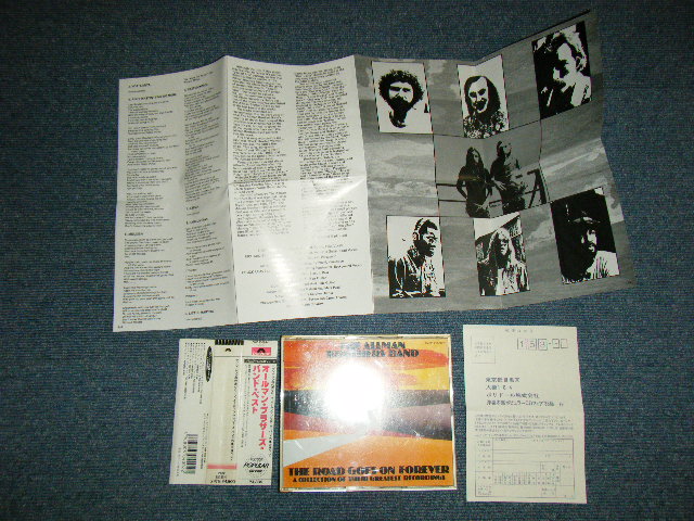 Photo1: The ALLMAN BROTHERS BAND - THE ROAD GOES ON FOREVER  ベスト (Ex/MINT)  / 1988 JAPAN ORIGINAL"4800 YEN Mark" Used 2-CD with OBI 