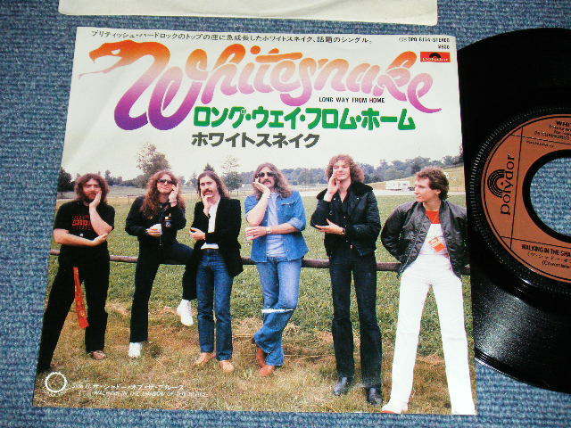 Photo1: WHITESNAKE (DEEP PURPLE) - LONG WAY FROM HOME :   WALKING IN THE SHADOW OF THE BLUES  (Ex+++/MINT- ) / 1980 JAPAN ORIGINAL Used  7"45 With PICTURE Cover