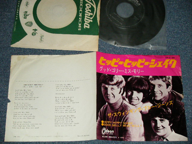 Photo1: THE SWINGING BLUE JEANS スウィンギング・ブルー・ジーンズ  - A)HIPPY HIPPY SHAKE ヒッピー・ヒッピー・シェイク B)GOOD GOLLY MISS MOLLY (VG/Ex++ TearOC)  /    JAPAN REISSUE  Used 7"Single 
