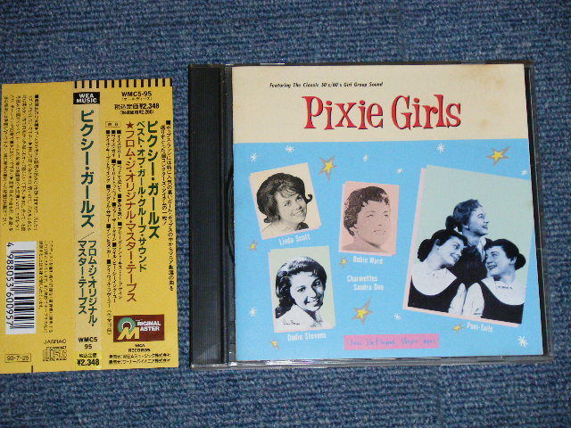 Photo1: V.A. Omunibus - PIXIE GIRL : BEST OF GIRL GROUP SOUND ピクシー・ガールズ ：ベスト・オブ・ガ－ル・グループ・サウンド(MINT/MINT   / 1990 JAPAN ORIGINAL Used CD with OBI 